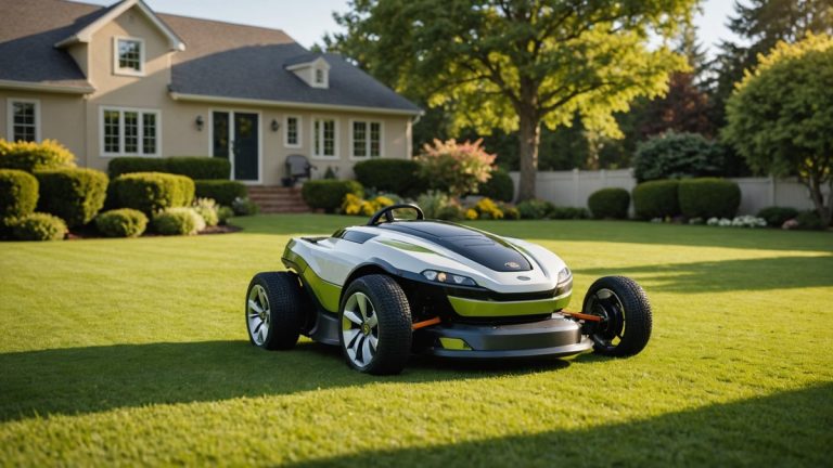 Sunseeker Robot Mower Cuts Football Fields Wire-Free